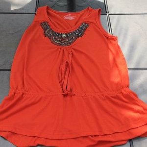 Beautiful beaded shirt🎀🎊🧡